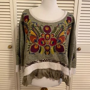 Women’s Beautiful Large Luxe Sweatshirt Top by Ivy Jane